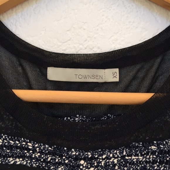 Townsen Nordstrom Tiki Cropped Mesh Sweater - Picture 4 of 6